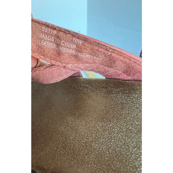 Clarks Lexi Myrtle Low Wedge Bendables Slide Leather Comfort Sandals Sz 10 Wide - Picture 8 of 10